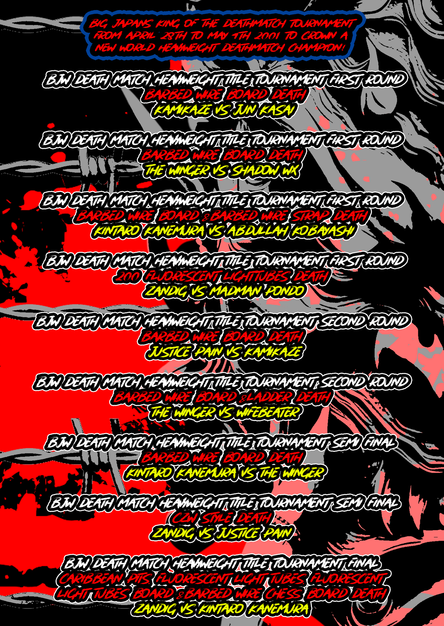 BJW King of Deathmatches 2001