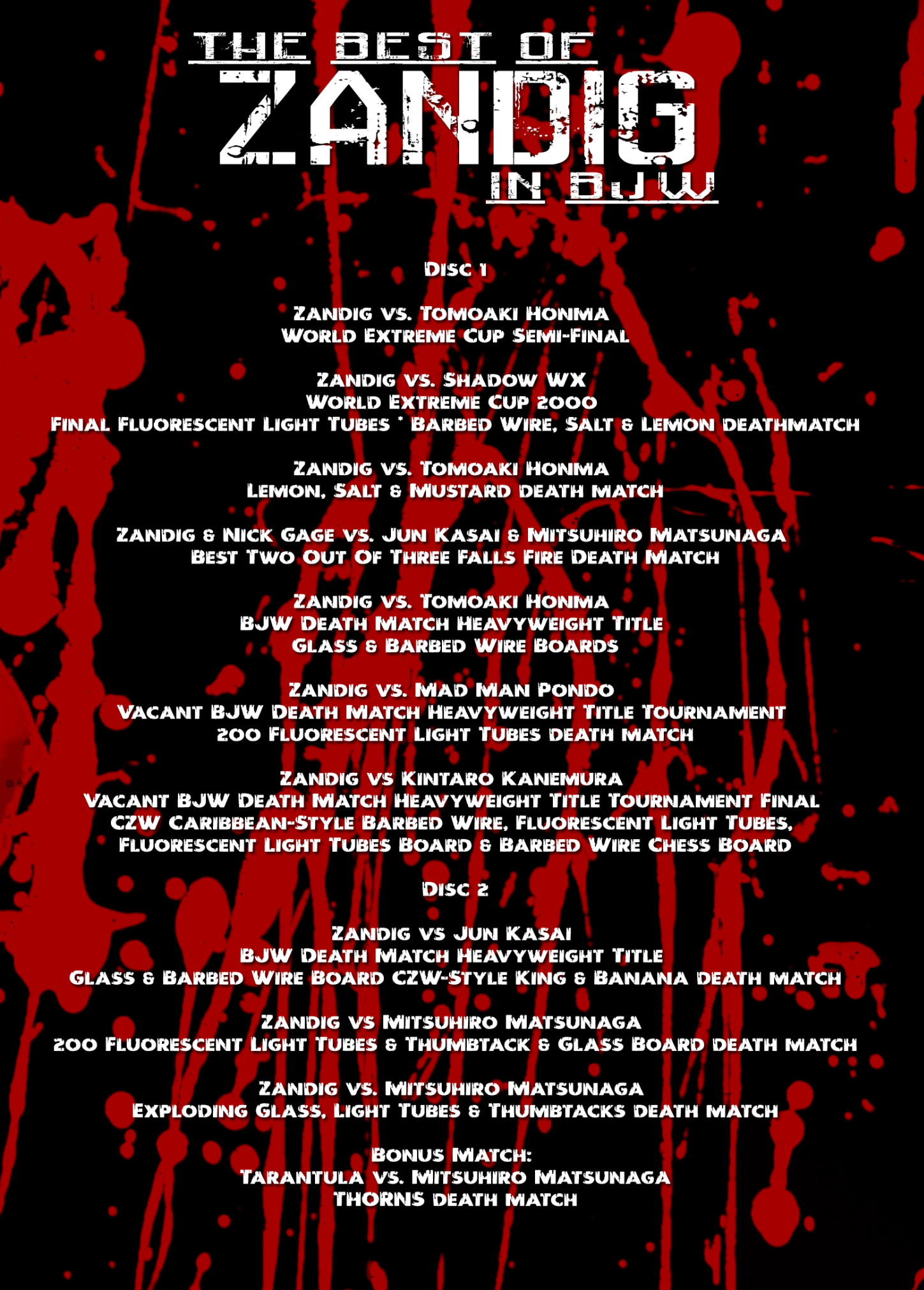 Best of John Zandig In BJW [DVD] image 1