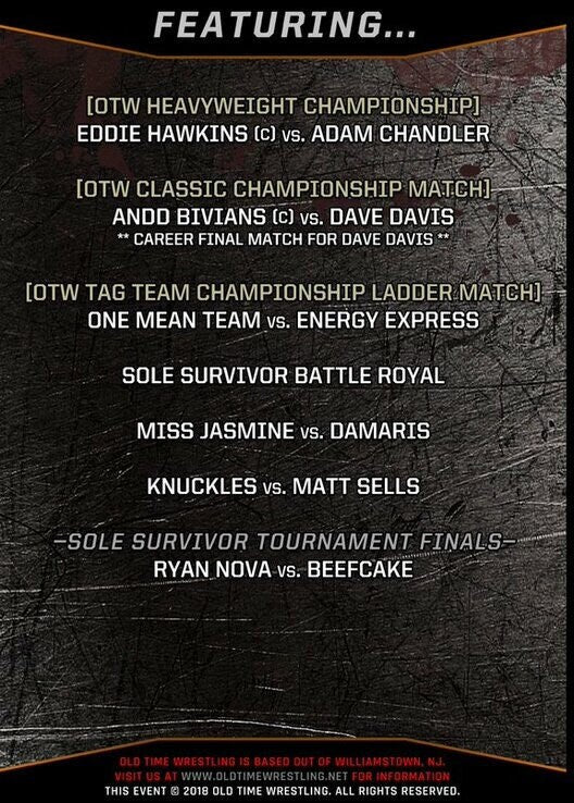 OTW Sole Survivor 2018