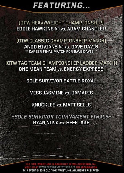 OTW Sole Survivor 2018