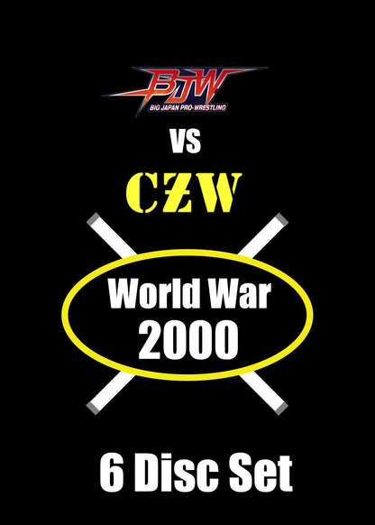 BJW vs. CZW World War 2000 (DVD 6 Disc-Set)