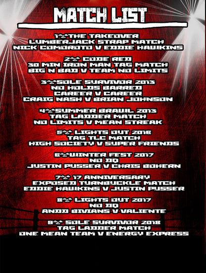 OTW: Cross The Line (Comp of Wildest Matches In OTW)